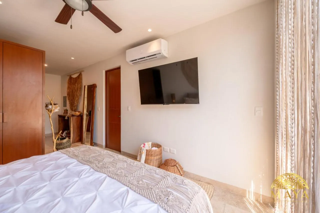Nhoa 302B Lux 1Br Condo Top Jungle View Aldea Zama Tulum