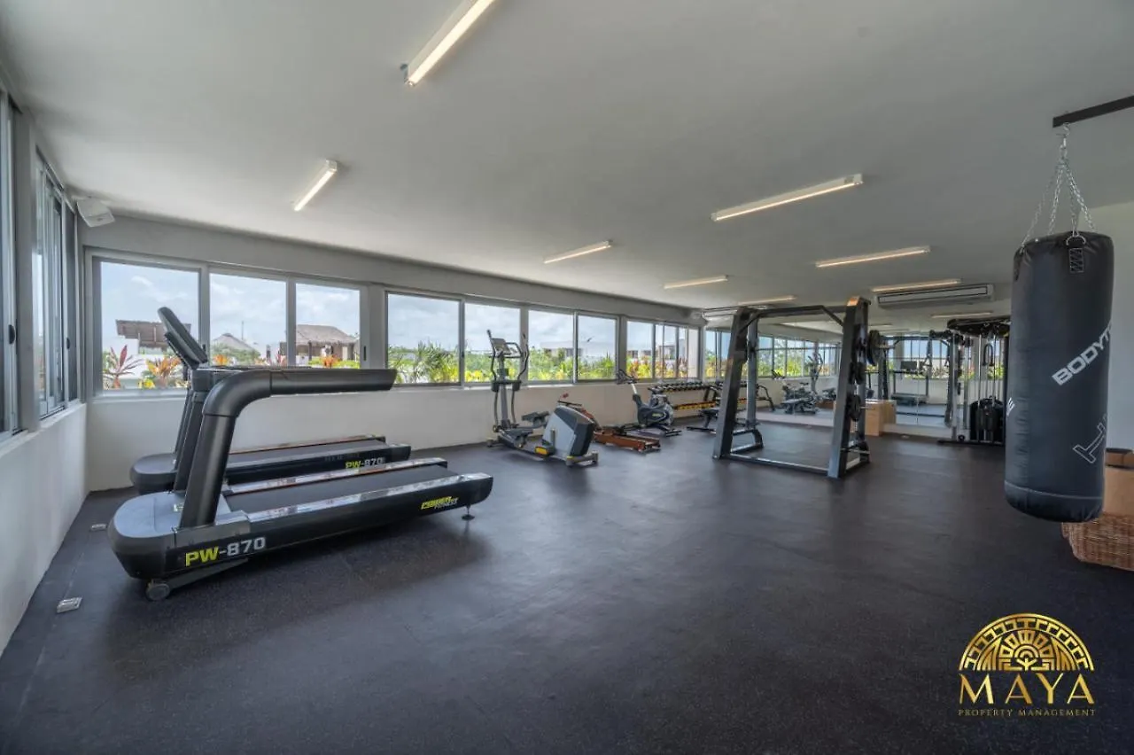 Nhoa 302B Lux 1Br Condo Top Jungle View Aldea Zama 툴룸 0*,  멕시코